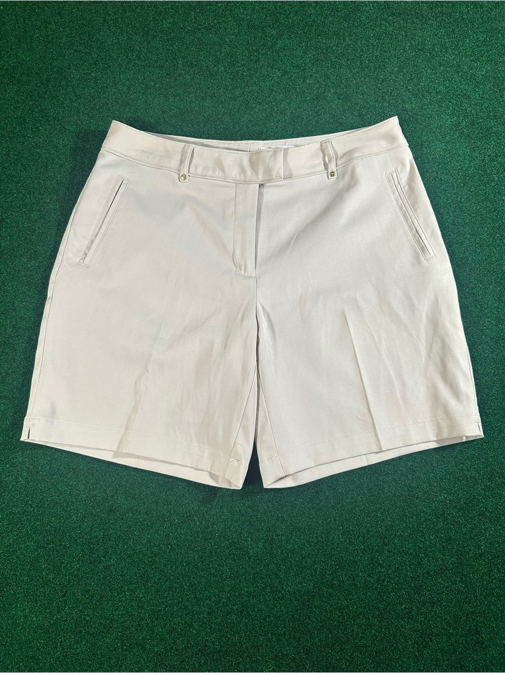 Lady Hagen Women's Cream Tailored Shorts